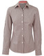 M8330L Women's Gingham Check Roll-up L/S Shirt