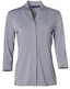 M8830 Ladies' Mid Sleeve Shawline Knit Top