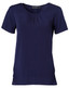 M8850 Ladies' Round Neck with Pleats S/S Knit Top