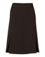 M9473 Womenâ€™s Pleated Skirt in Wool Stretch