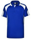 PS61K S/S Polo-Black/Aqua Blue06K