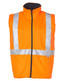 SW37 Hi-Vis Reversible Safety Vest With X Pattern 3M Tapes