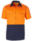 SW53 Hi-Vis two tone S/S cotton work shirt
