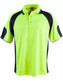 SW61 Men's Hi-Vis Cooldry Contrast Polo with Sleeve Panels