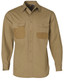 WT06 Fine Duck Weave Dura-Wear Long Sleeve Work Shirt