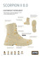 MSC800-Scorpion II 8.0 CT CP SZ Desert Tan
