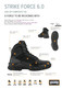 MSF67T-Strike Force 6.0 SZ CT wPullTab Black Womens