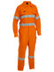 BC8479T-Apex 160/185 Taped Hi Vis FR Ripstop Vented Coverall with Waist Zip Opening