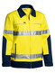 BJ6917T-Taped Hi Vis Drill Jacket with Liquid Repellent finish
