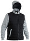 BJ6944-Flx & Move Contrast Puffer Fleece Hooded Jacket