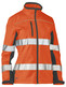 BJL6059T-Women's Taped Two Tone Hi Vis Soft Shell Jacket