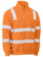 BK6816T-Taped Hi Vis Rail Polar Fleece Jumper
