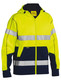 BK6988T-Taped Hi Vis Zip Fleece Hoodie with Sherpa Lining