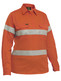 BLC6897T-Women's Taped Hi Vis Cool Lightweight Closed Front Shirt