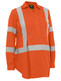 BLM6660XT-Women's X Taped Hi Vis Closed Front Maternity Shirt