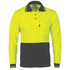 HiVis Two Tone Cool Breathe Polo Shirt - Long Sleeve