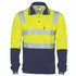 Cotton Back HiVis Two Tone Polo Shirt with CSR R/Tape - L/S