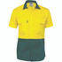 HiVis Two Tone Cotton Drill Shirt - Short Sleeve