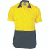 HiVis Two Tone Cotton Drill Shirt - Short Sleeve