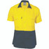 HiVis Two Tone Cool-Breeze Cotton Shirt - Short Sleeve