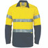 HiVis Two Tone Closed Front Cotton Shirt with CSR R/Tape