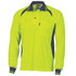 Cool-Breeze Contrast Mesh Polo - long sleeve