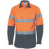 HiVis D/N Two Tone Drill Shirt with CSR R/Tape - Long Sleeve