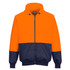 B327 Hi-Vis Contrast Zipped Class D Hoodie