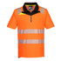 DX412 DX4 Hi-Vis Zip Polo Shirt S/S