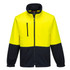 MH315 Hi-Vis Water Repellent Contrast Zipped Class D Brush Fleece