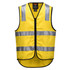 MW338 Hi-Vis Cotton Zipped Vest