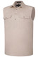 RM700CF Pilbara Men's Closed Front Sleeveless Shirt