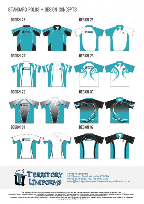 Sublimated polo design concept, sample 04