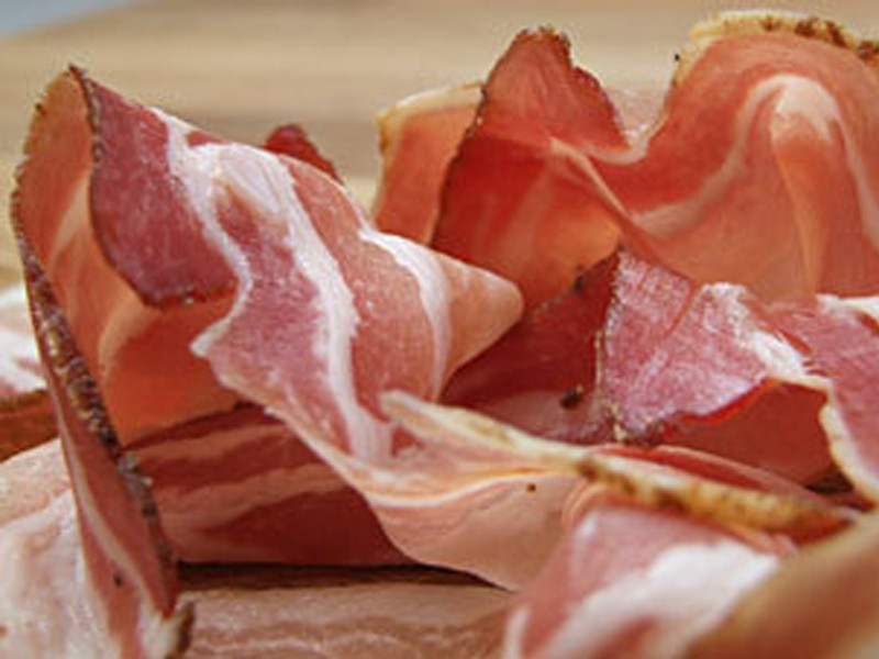 Smoked Pancetta Italian Food Selection Vallebona UK