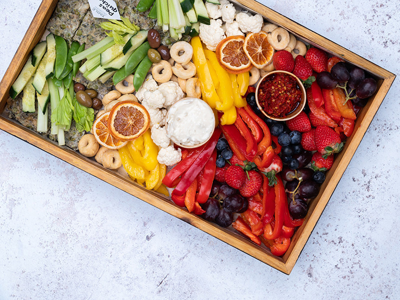 Vegetables, Pate` Sharing Board