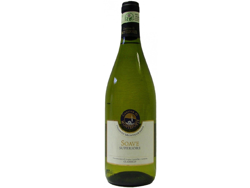 Soave wine top