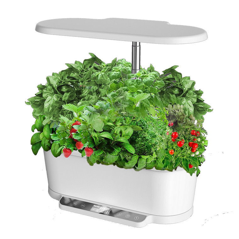 Color: White, Electrical outlet: AU - APP Hydroponics Machine With LCD Q119-CJJT161796805EV