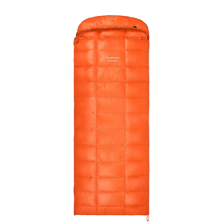 Color: Pure Orange, Specification Length Width: 800g Goose Down - Outdoor Down-filled Warm Goose Do Q119-CJYD210935937KP