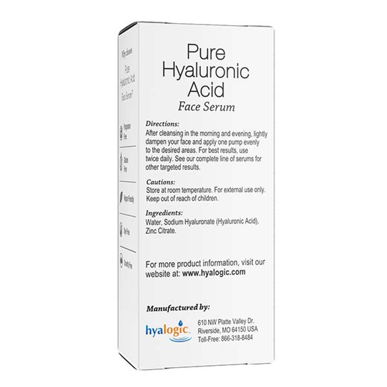 Pure Hyaluronic Acid Face Serum 30 ml (Episilk)