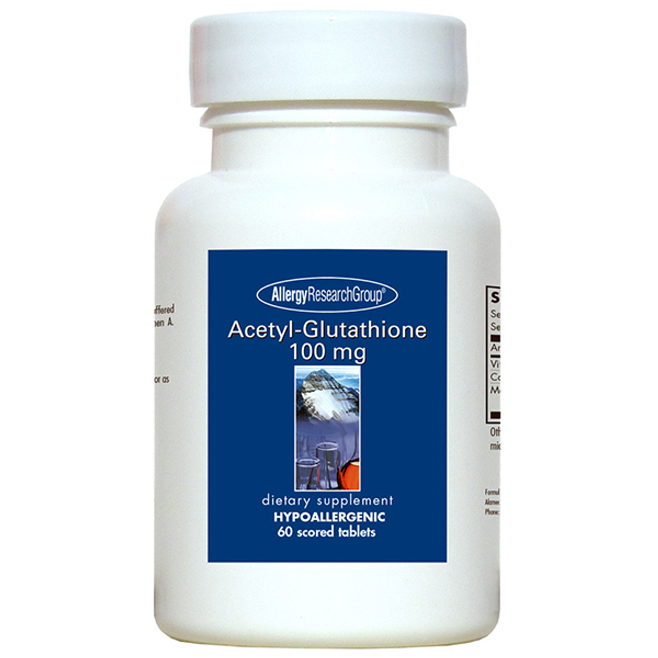 Acetyl Glutathione 60 Scored Tabs (100 mg)