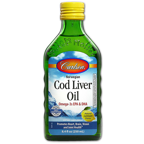 Cod Liver Oil (Lemon Flavor) 8.4 oz. (250 mL) Tahoma Clinic Dispensary