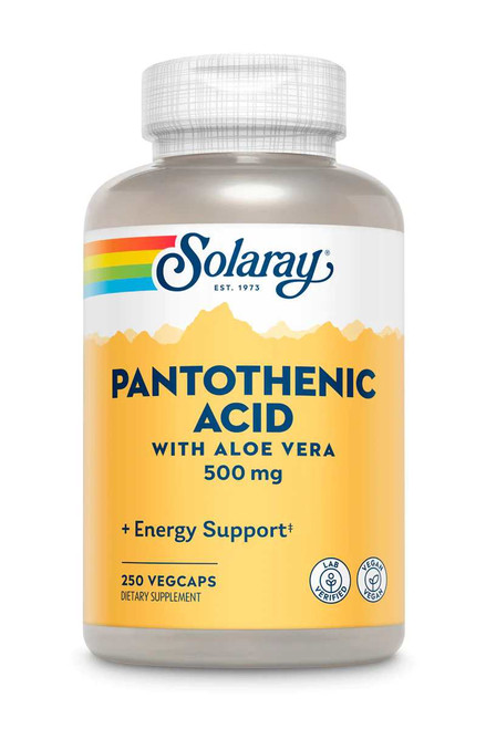 Pantothenic Acid 250 Caps (500 mg)