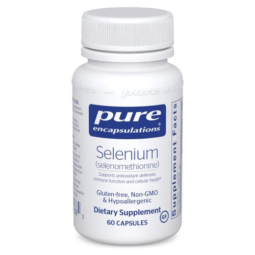 Selenium 200 mcg 60 vcaps (Selenomethionine) (Yeast-Free)