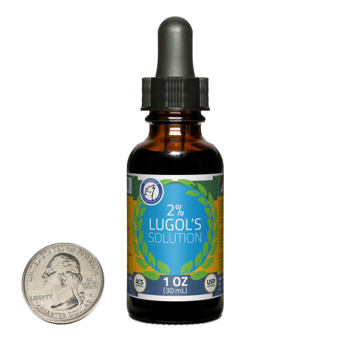 Lugol's Iodine 2% Solution 30 ml w/Dropper