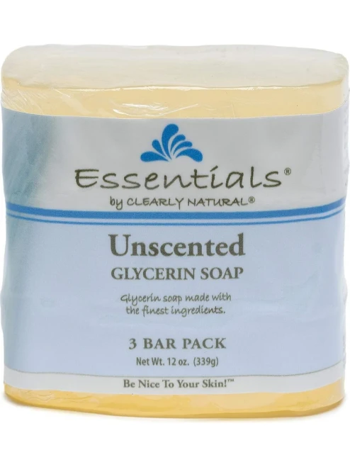 Clearly Natural Glyc. (3 Pack) Unscented Bar 4.oz