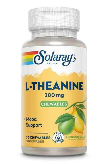 L-Theanine Chewable lemon lime 30ct (200 mg)