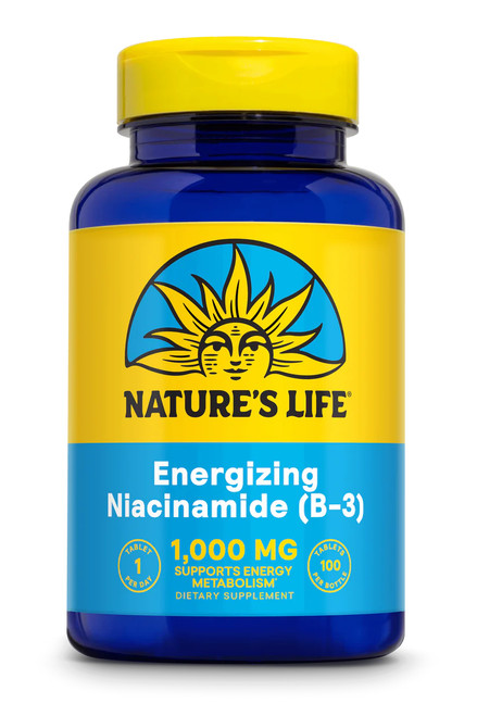 Niacinamide (Flush Free) 100 Tabs (1000 mg) (Energizing)