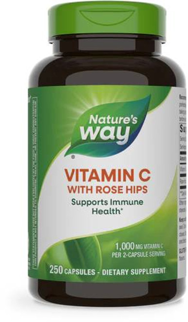 Vitamin C w/ Rose Hips 250 Caps (500 mg) Vitamin C w/ Rose Hips 250 Caps (500 mg)