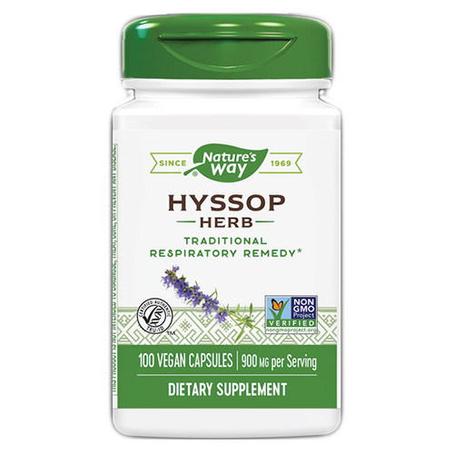 Hyssop 100 Vegan Caps (450 mg)