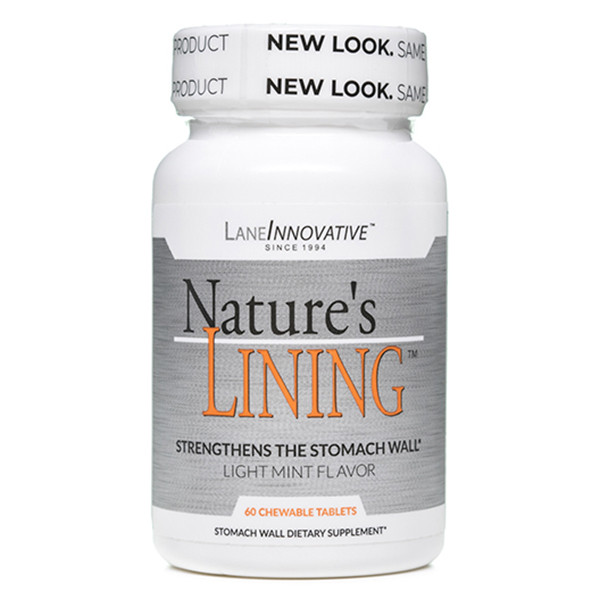 Nature's Lining (Zinc Carnosine) 60 Chewable Tabs (8 mg)